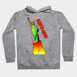 Lady Liberty Lift-Off from VivaChas Hoodie